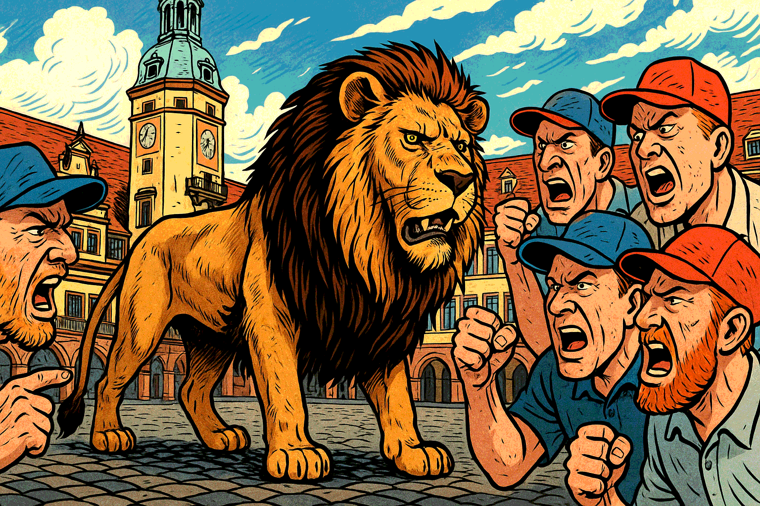 In Leipzig sind die Löwen los